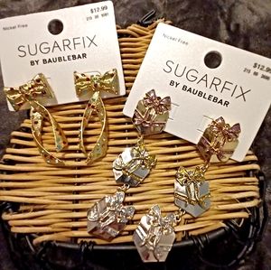 NWT SugarFix by BaubleBar - 2 Sets of Earrings